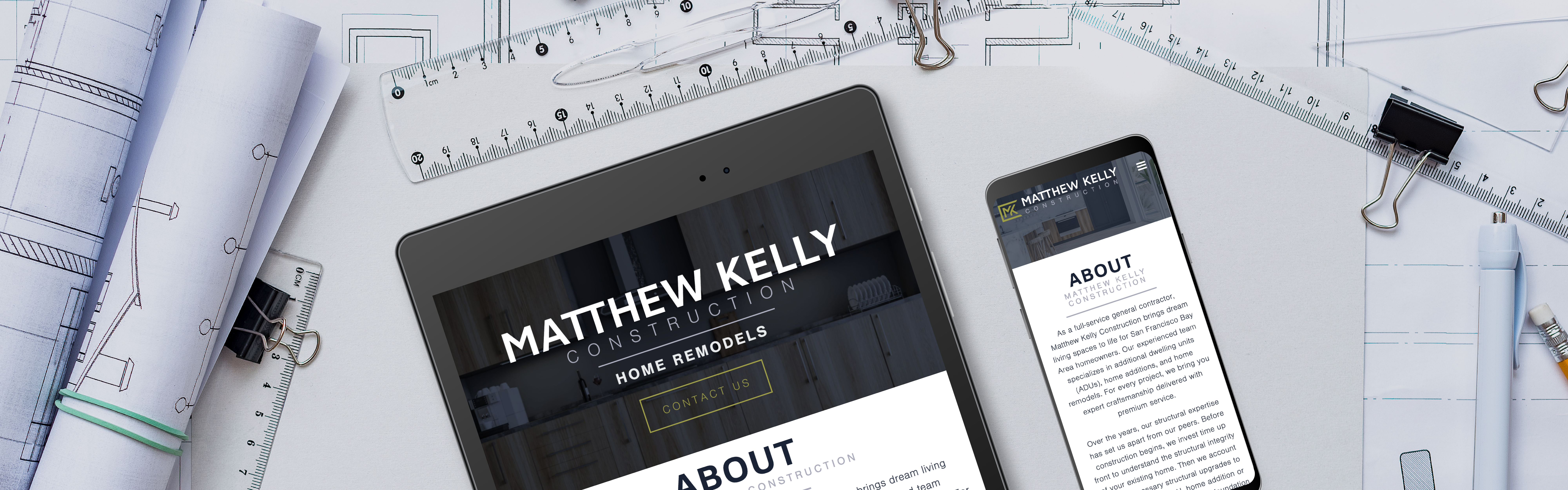 Matthew Kelly Construction web design