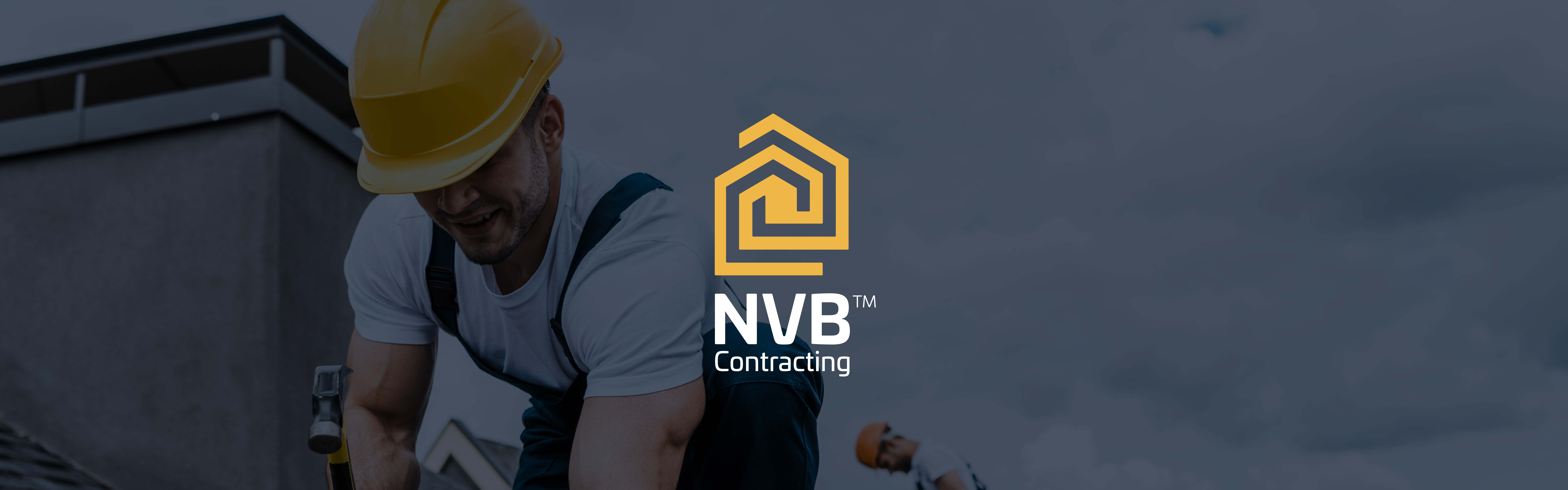 NVB Contracting logo design