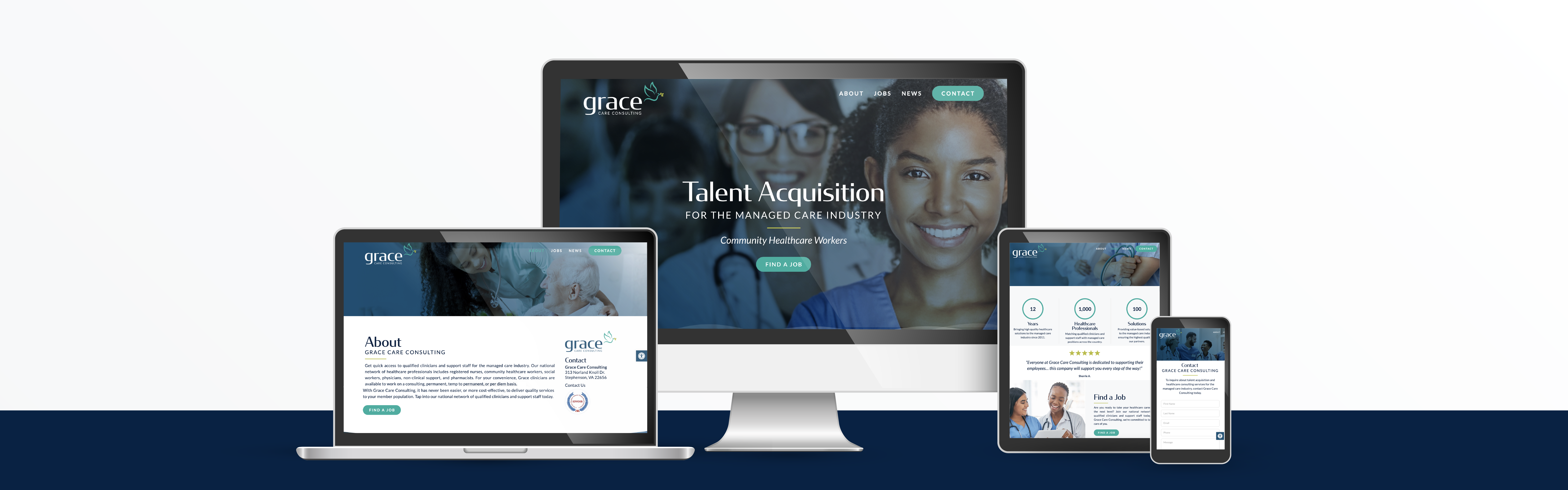 Grace Care Consulting website design