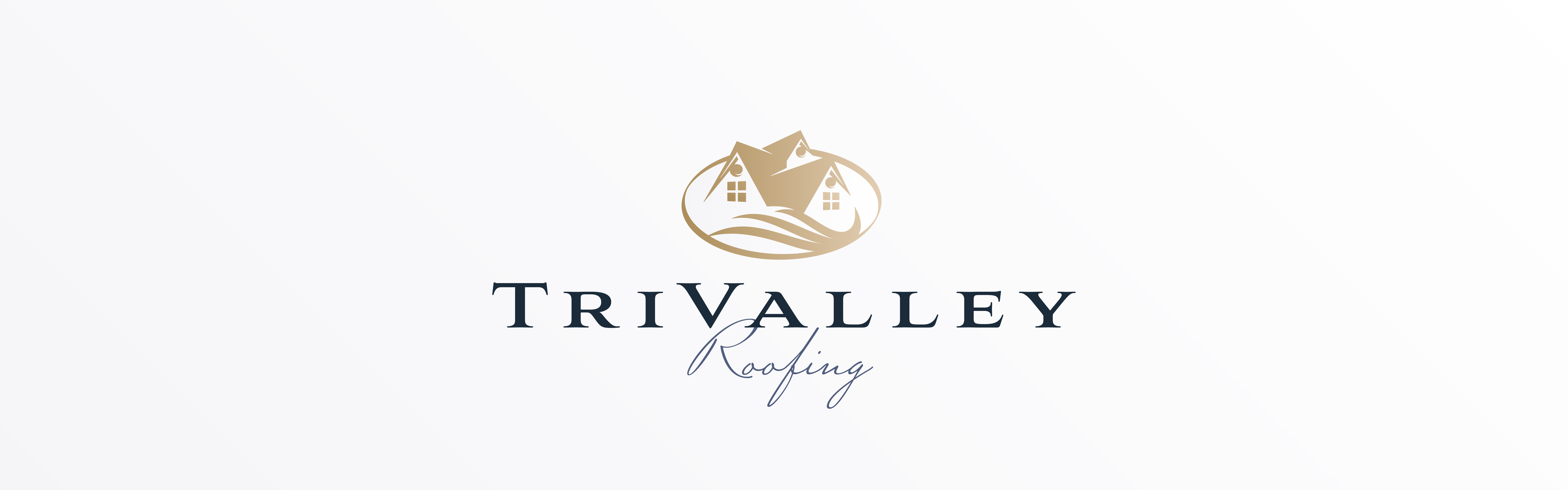 Tri Valley Roofing logo design