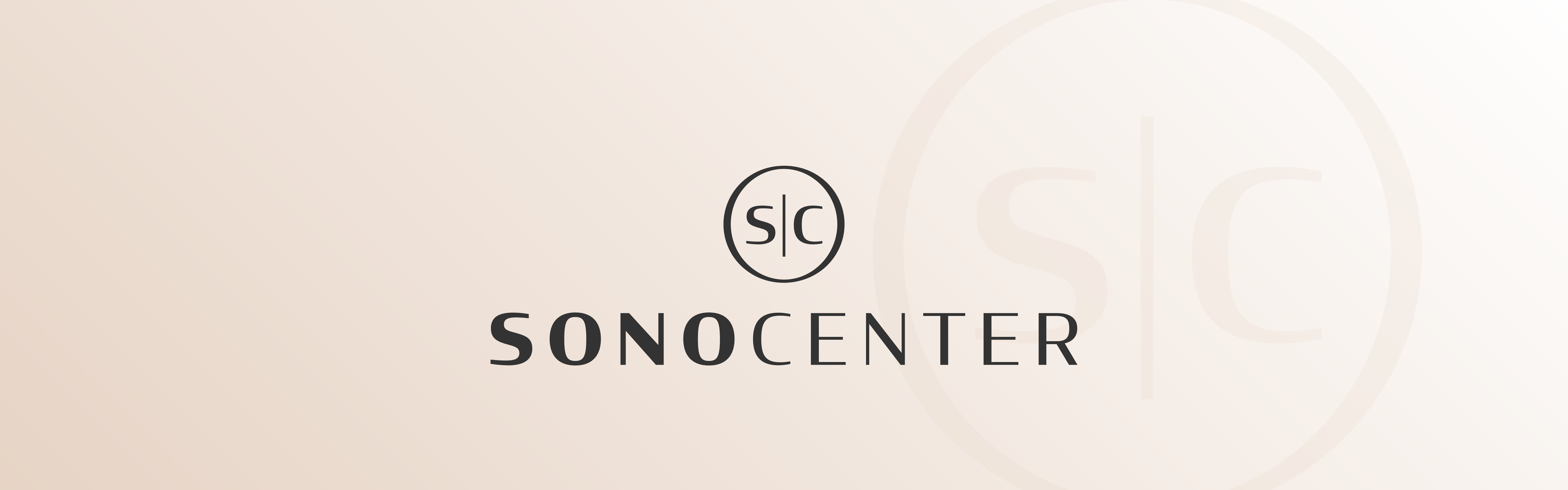 Sono Center logo design