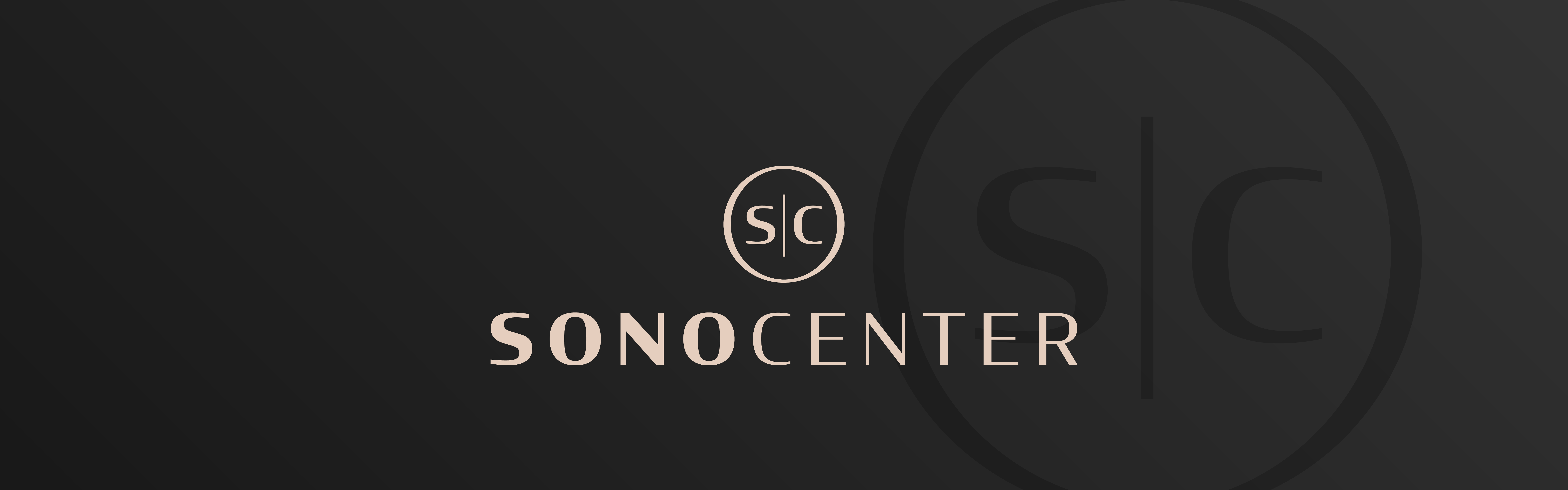 Sono Center logo design
