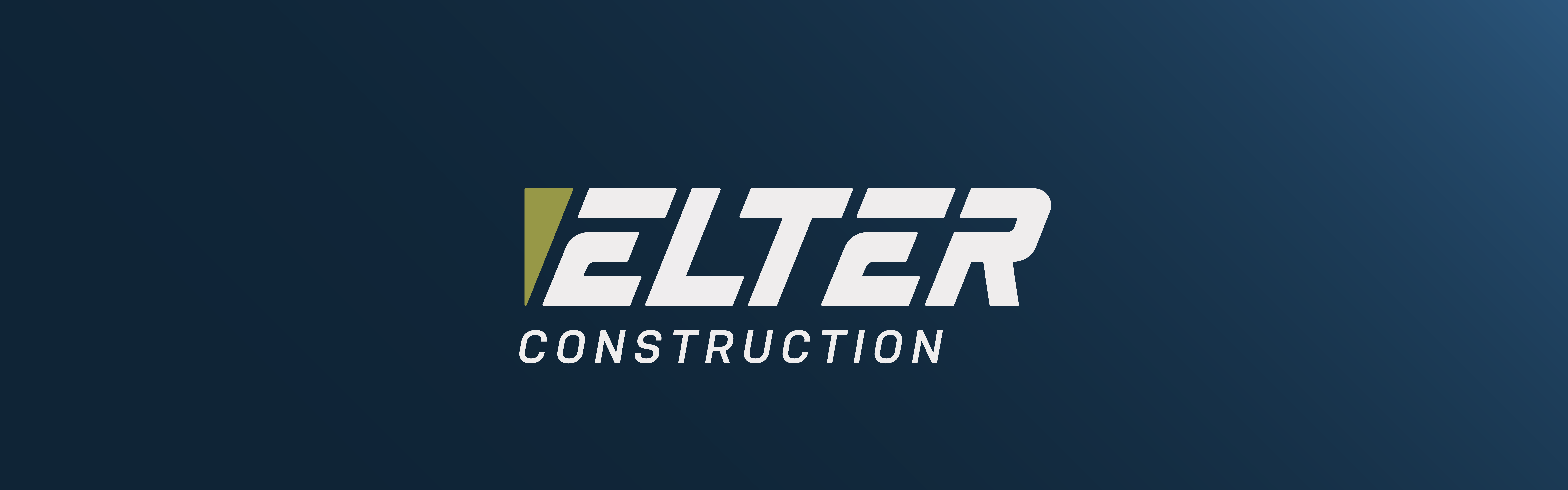 Elter Construction logo design