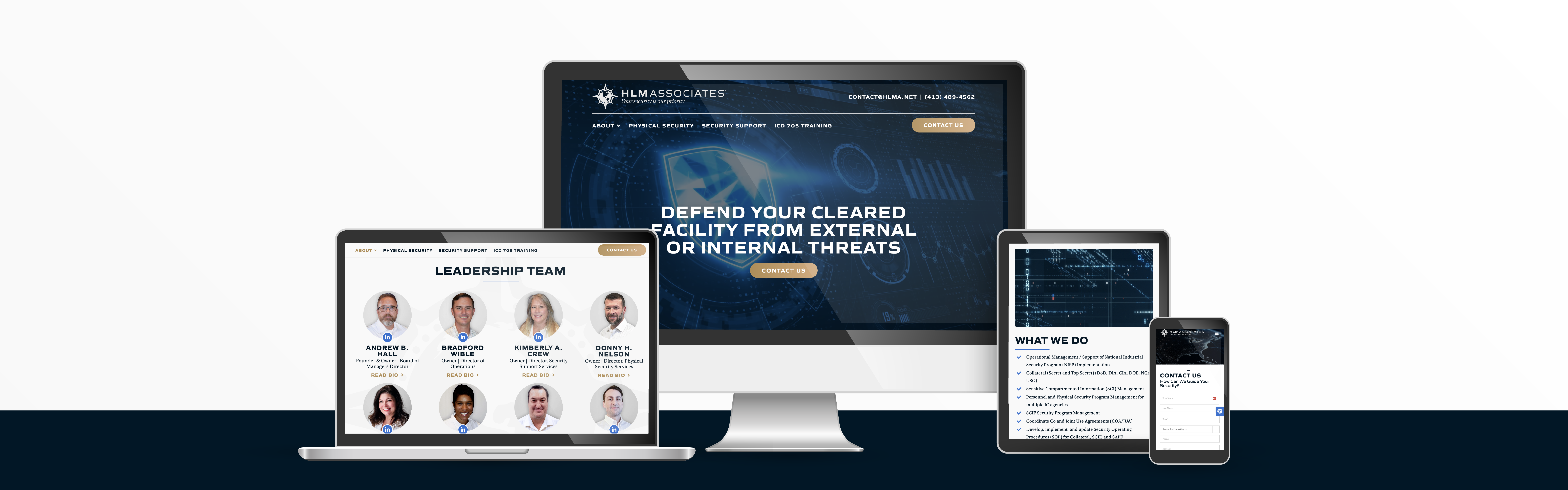 HLM Associates website design