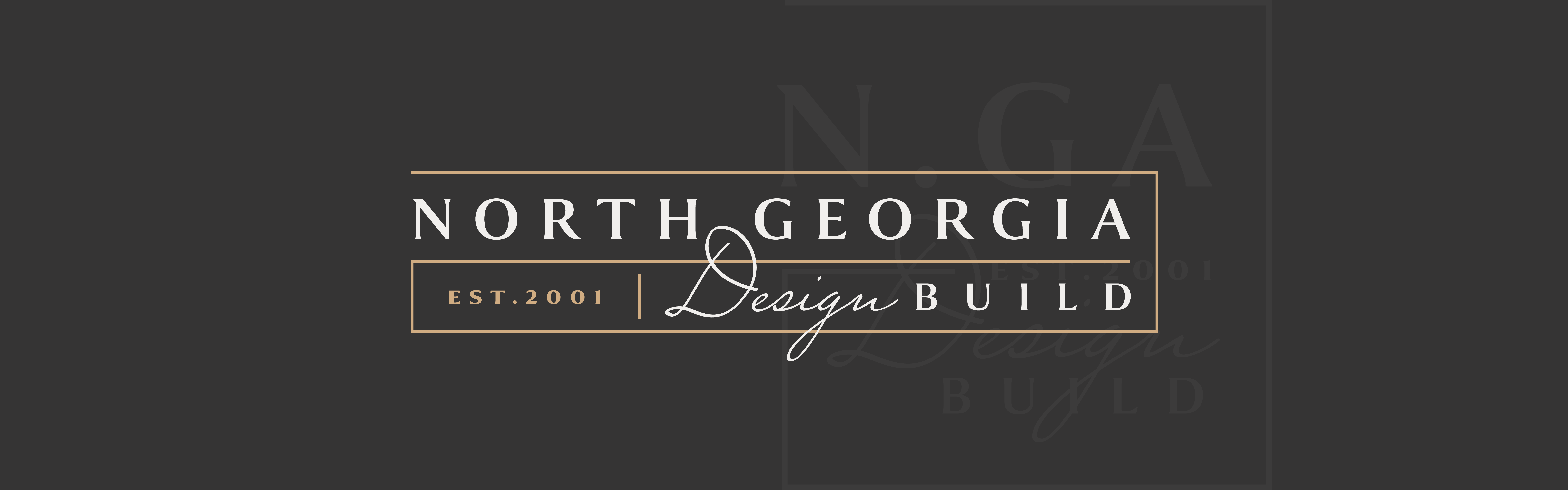 North Georgia Design Build black logo design