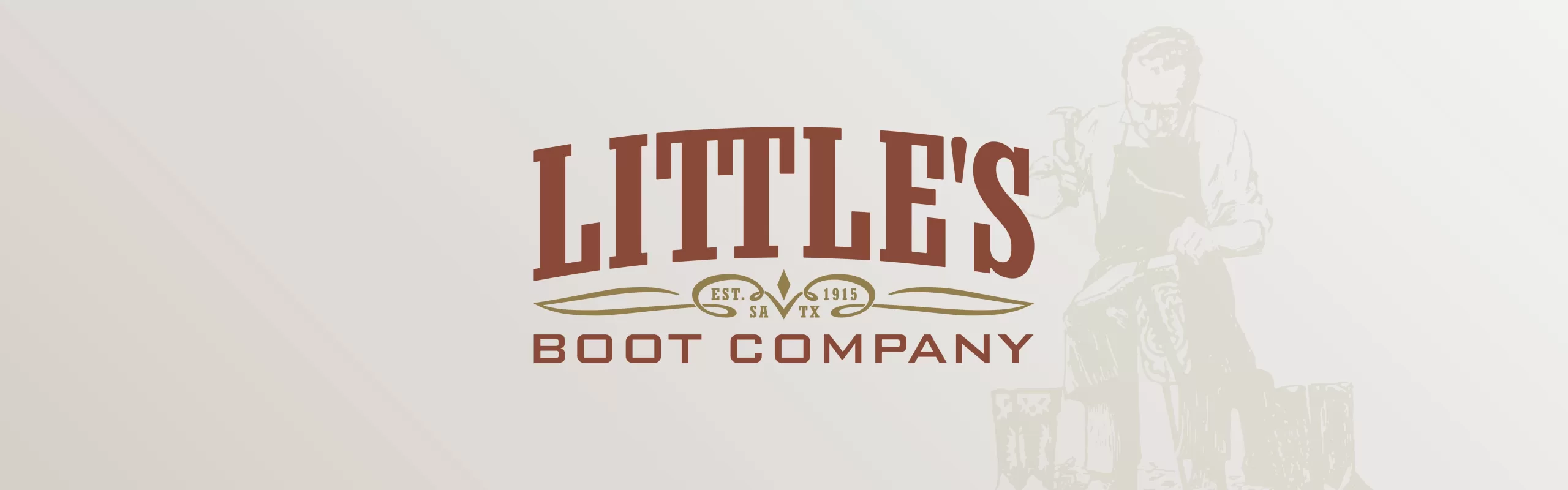 little's boot company logo design on a light background