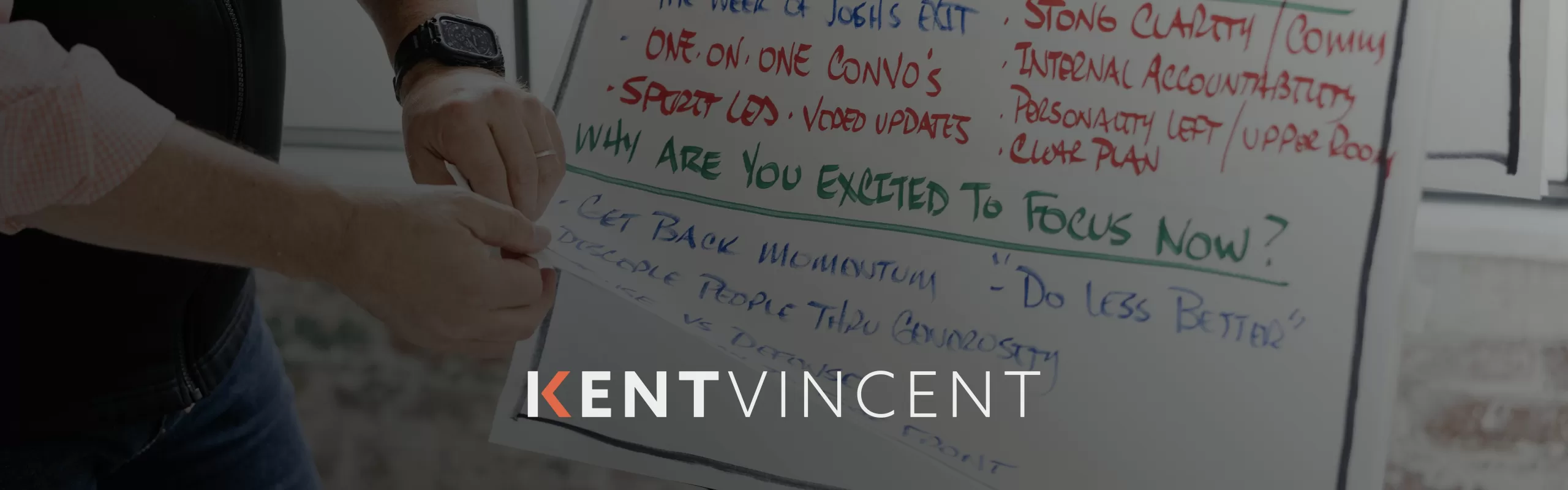 kent vincent logo design