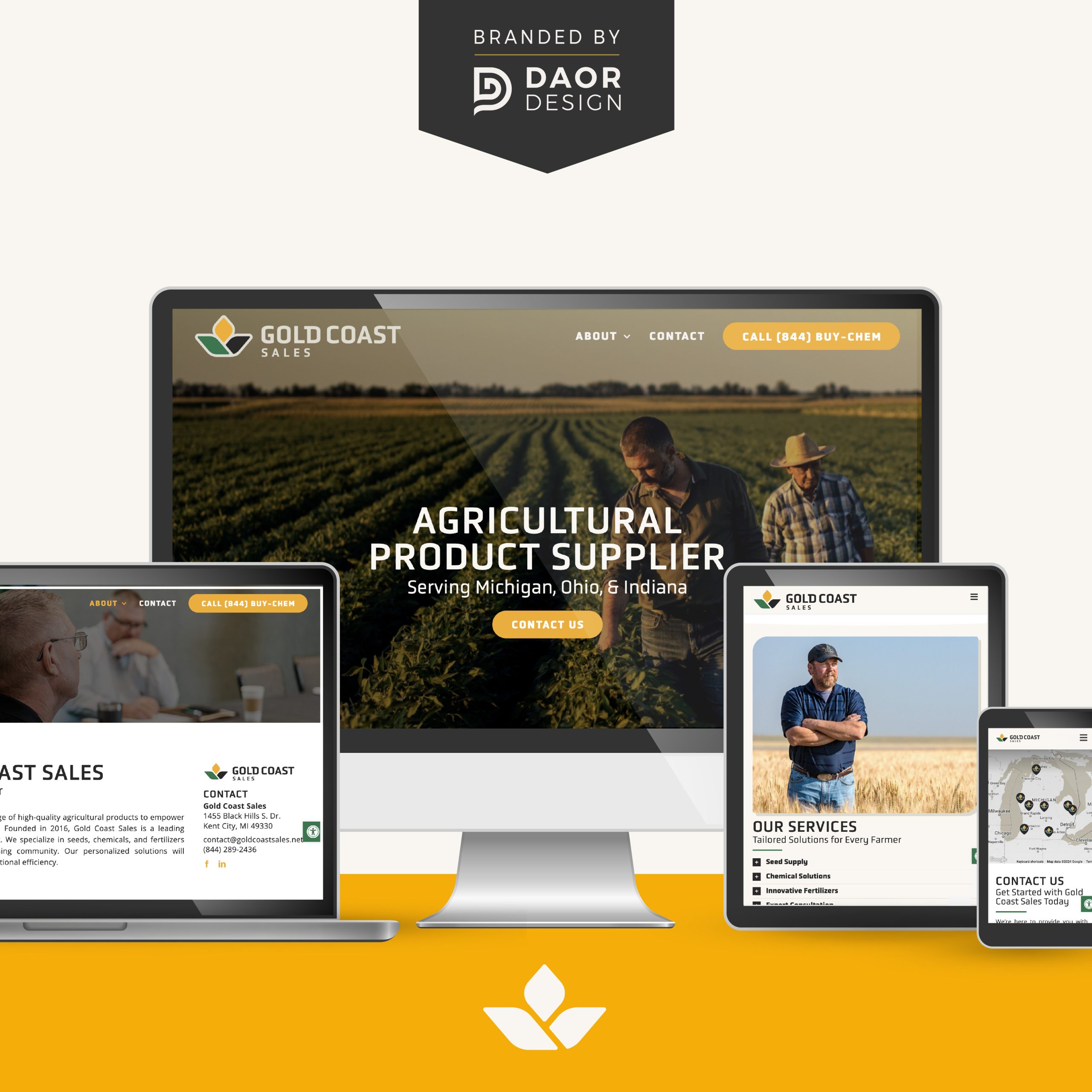 Gold Coast Sales new website by Daor Design.