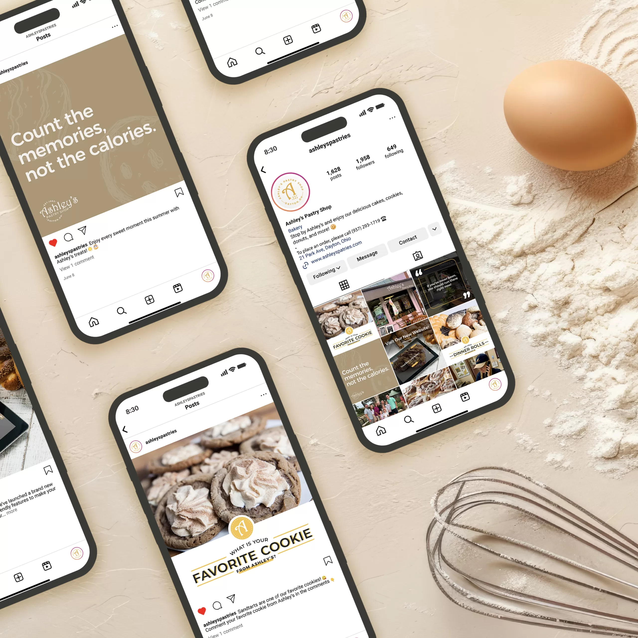 Ashley's Pastry Marketing