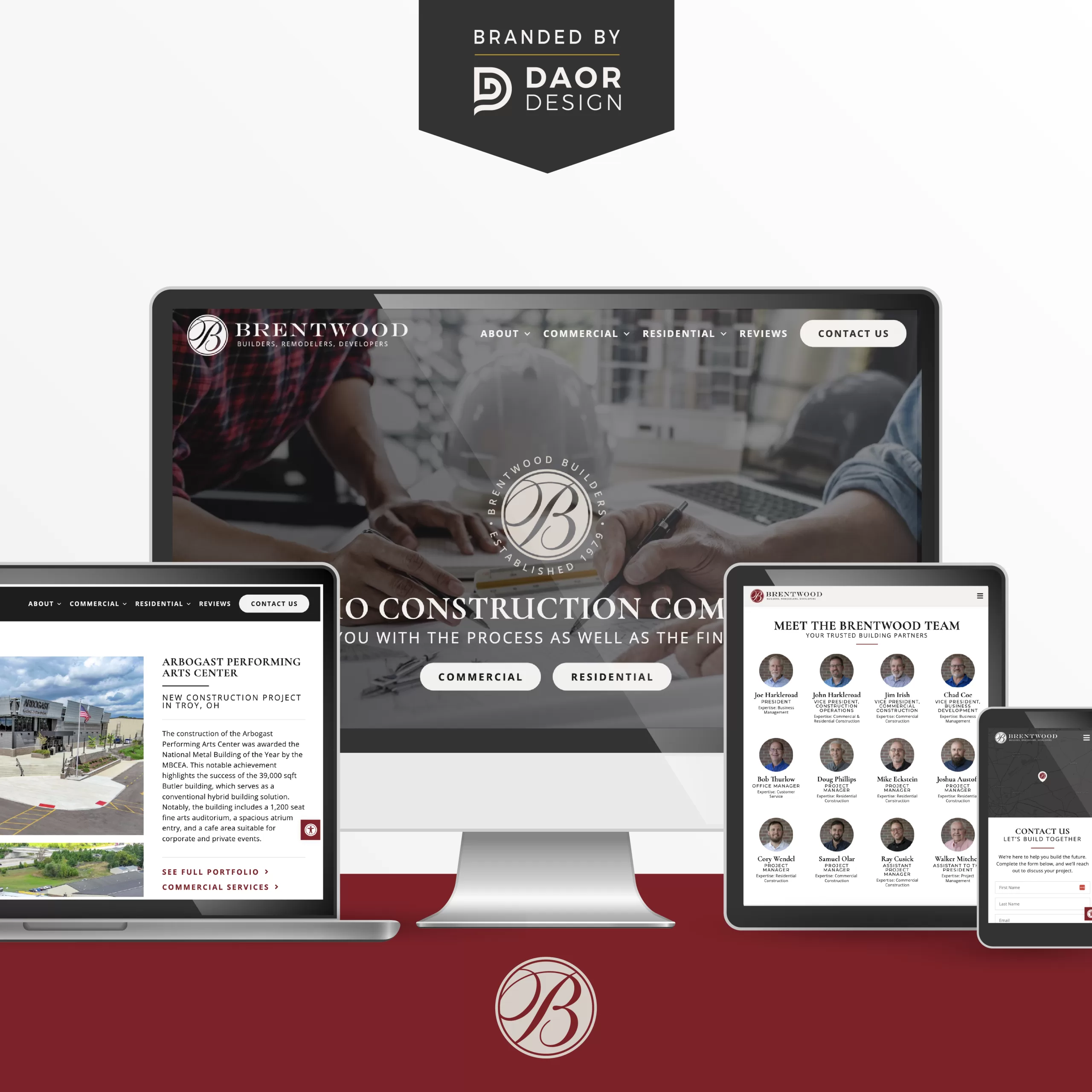 Brentwood Builders Web Design