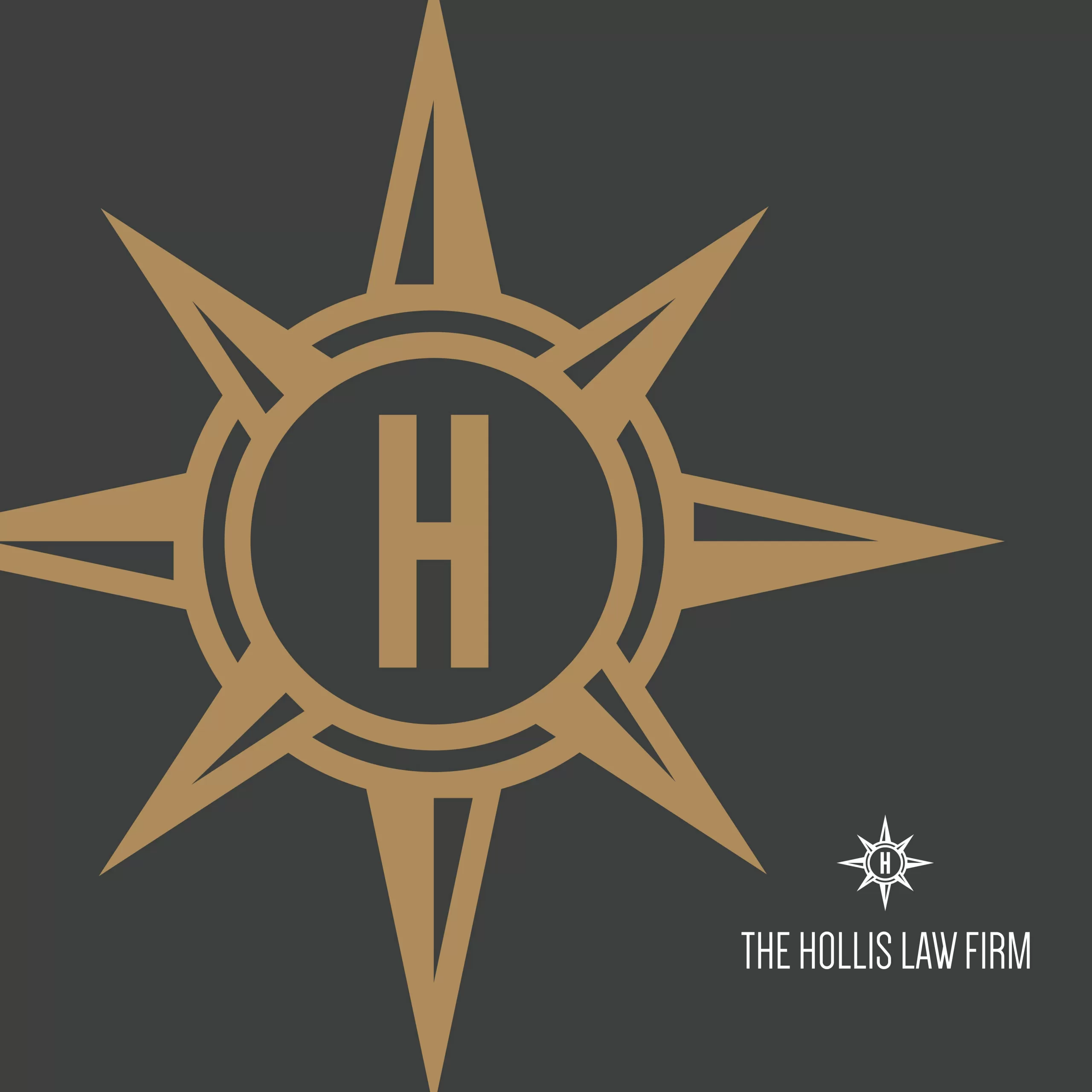 The Hollis Law Firm logo design from Daor Design.