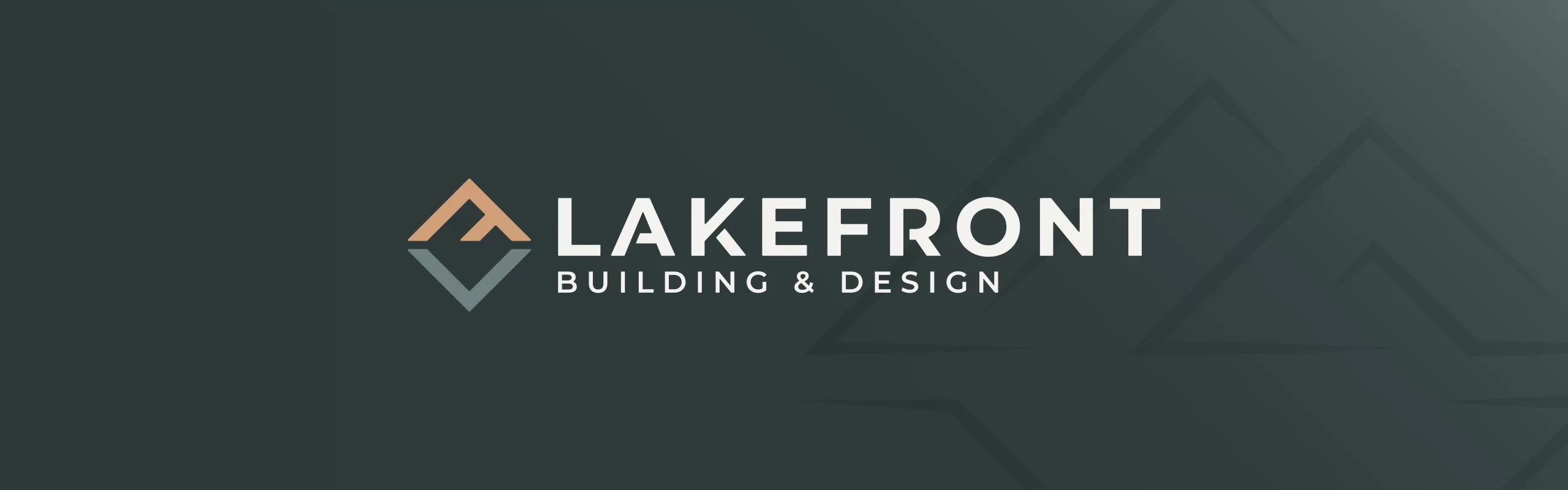 Lakefront Building & Design logo design