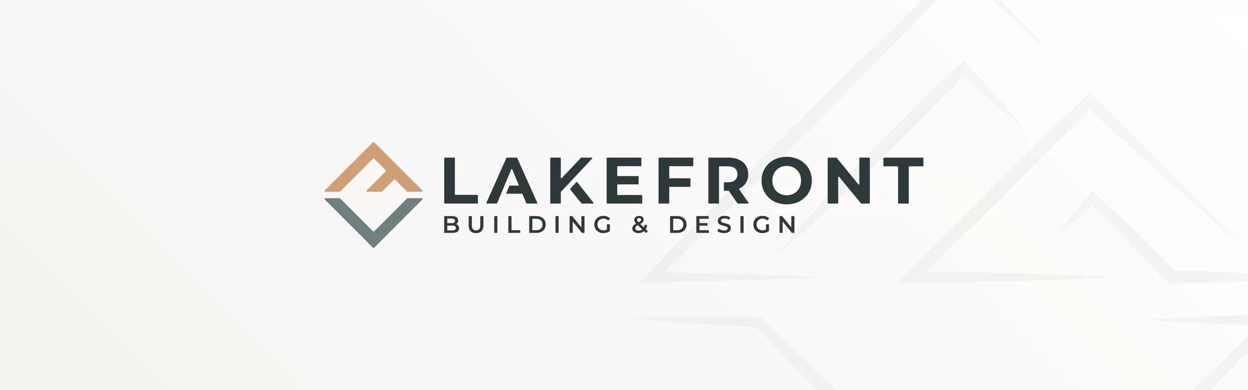 Lakefront Building & Design logo design
