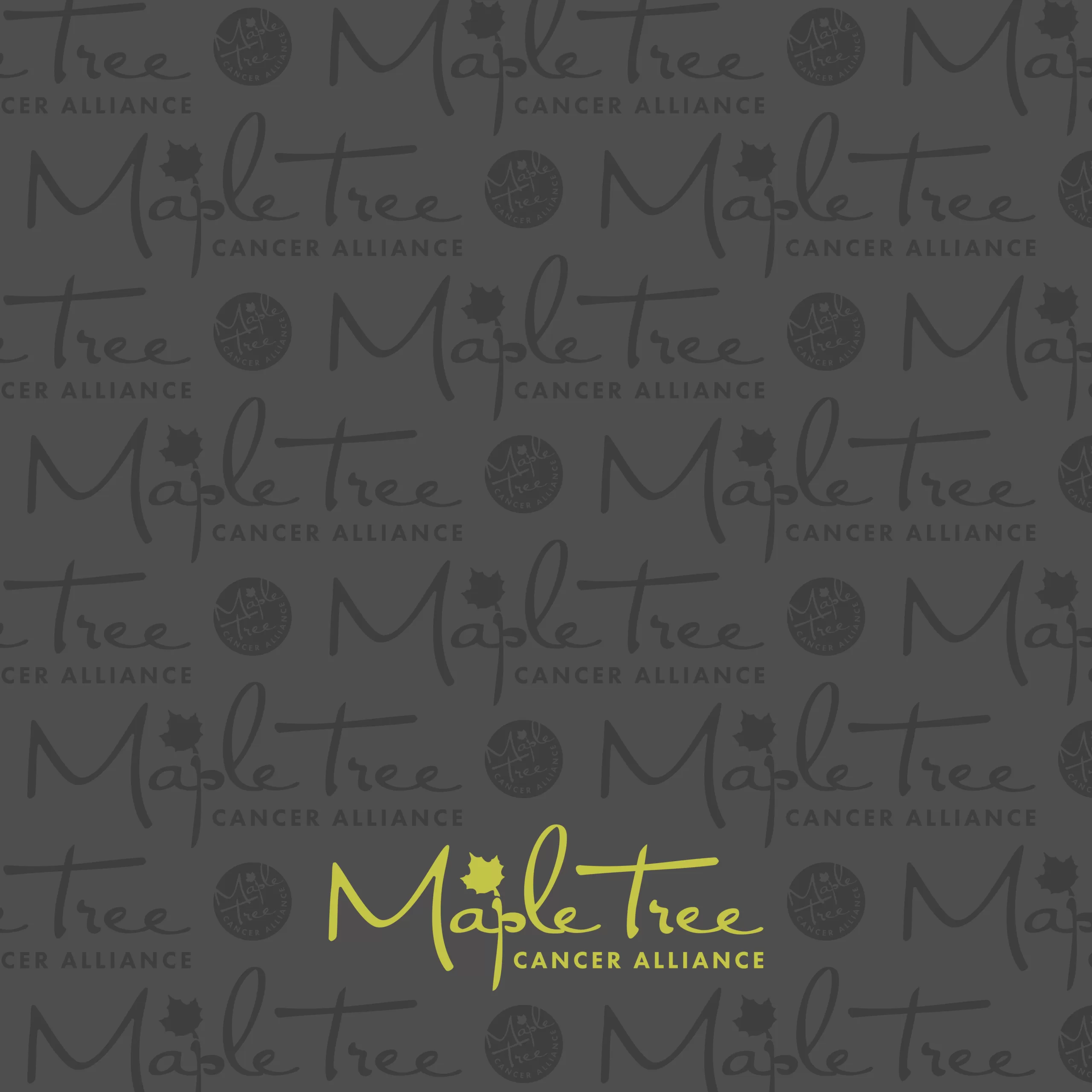 Maple Tree Cancer Alliance logo design.