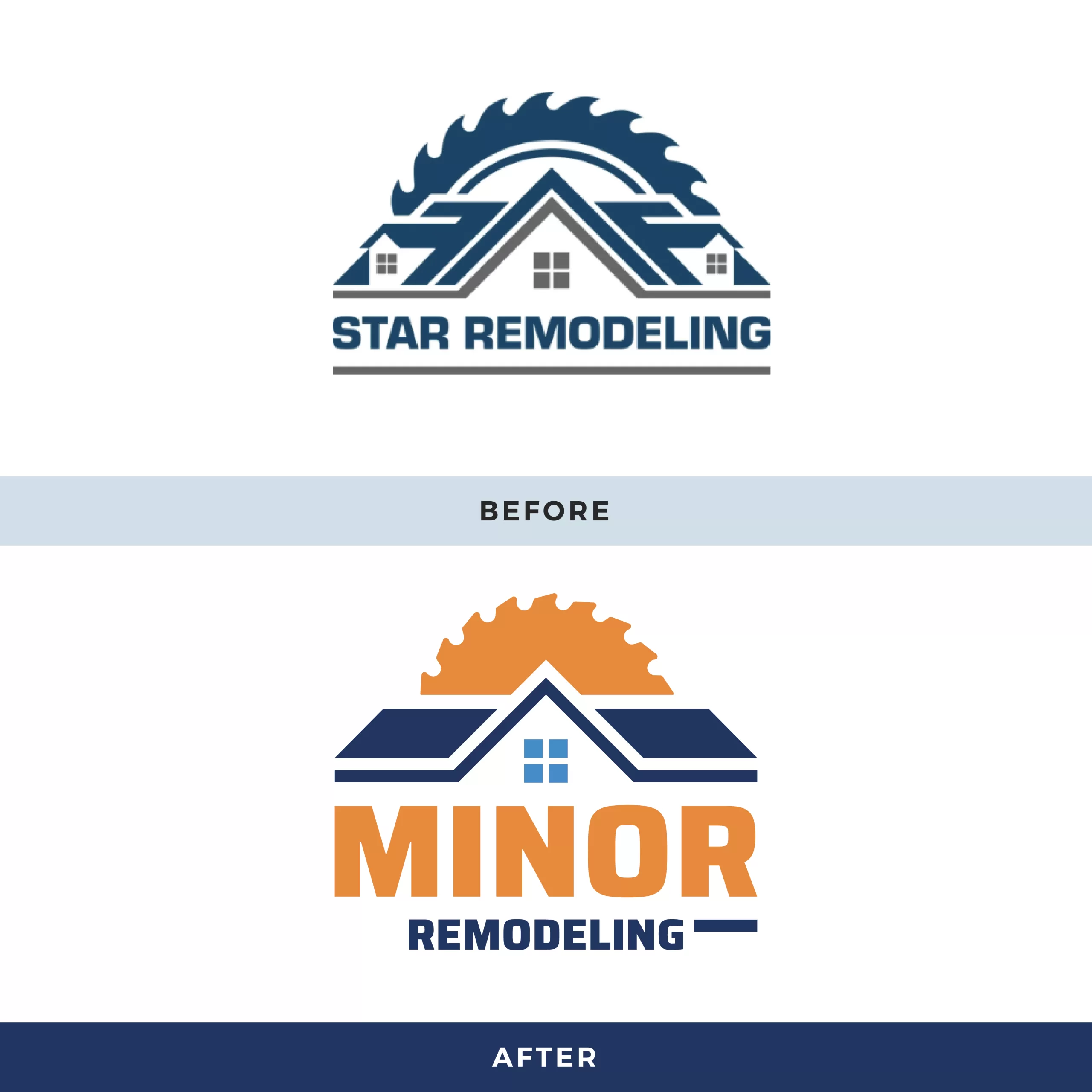 Minor Remodeling Before and After