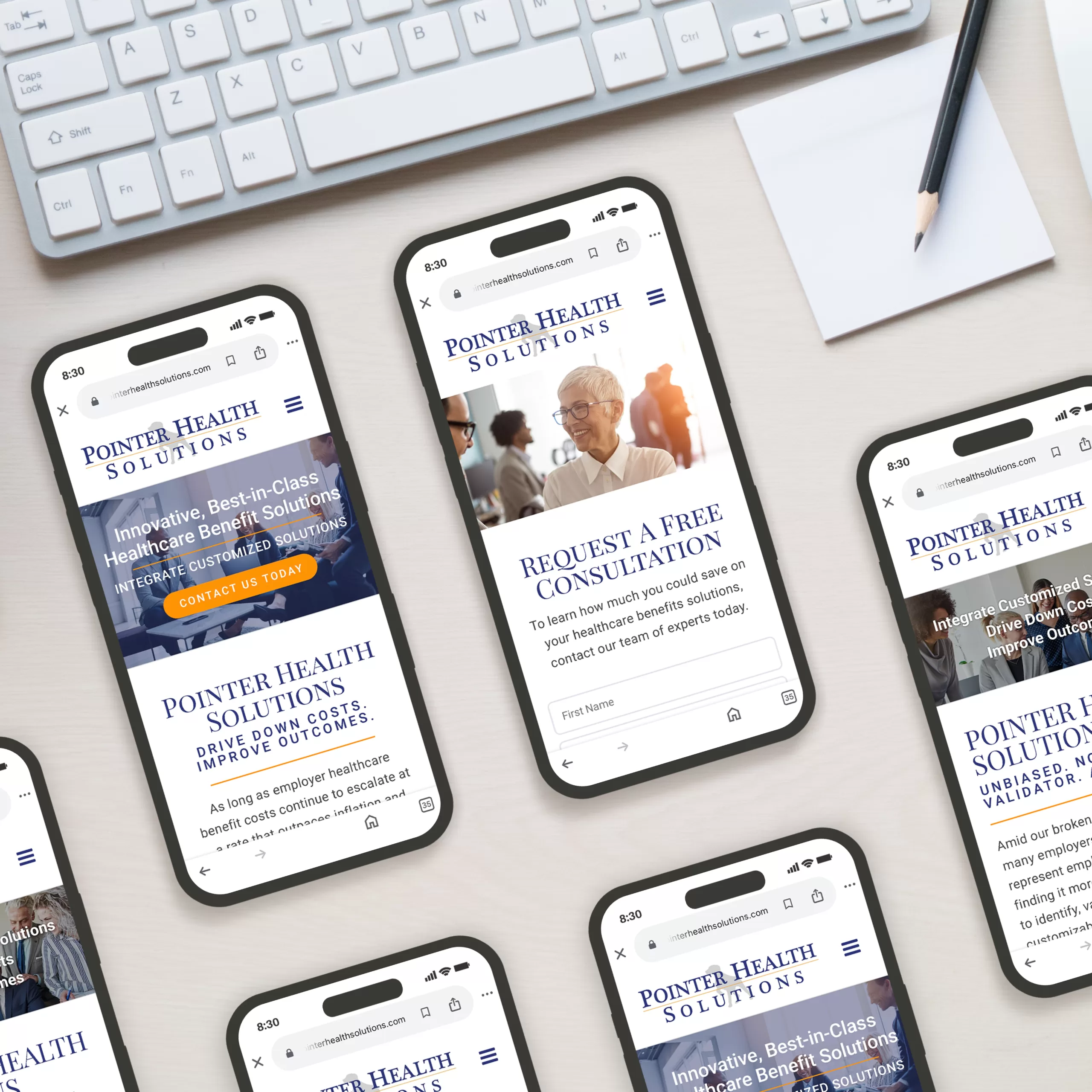 Pointer Health Solutions Website