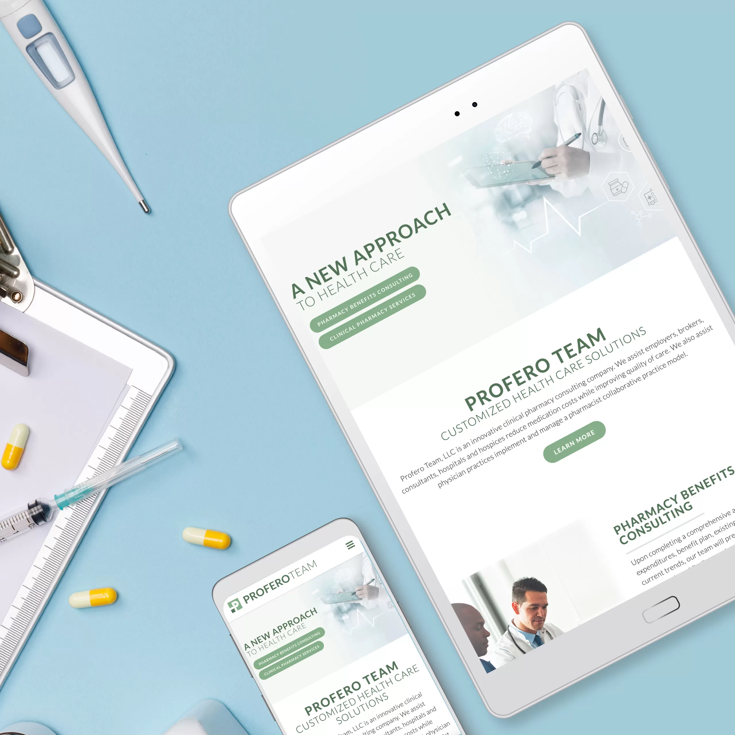 Profero Team Web Design.