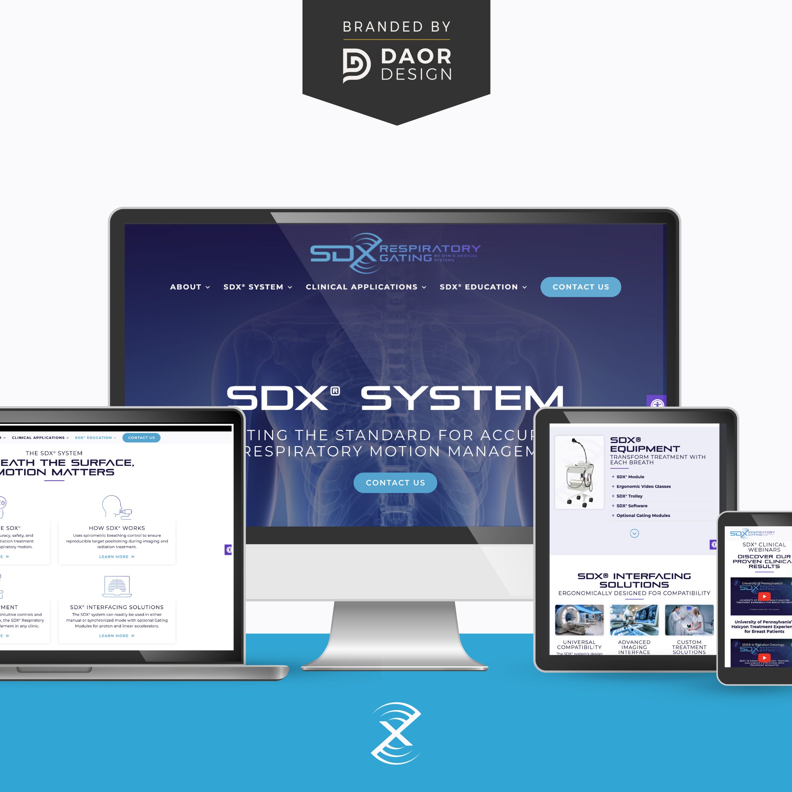 International medical technology company new website from Dayton web design services.