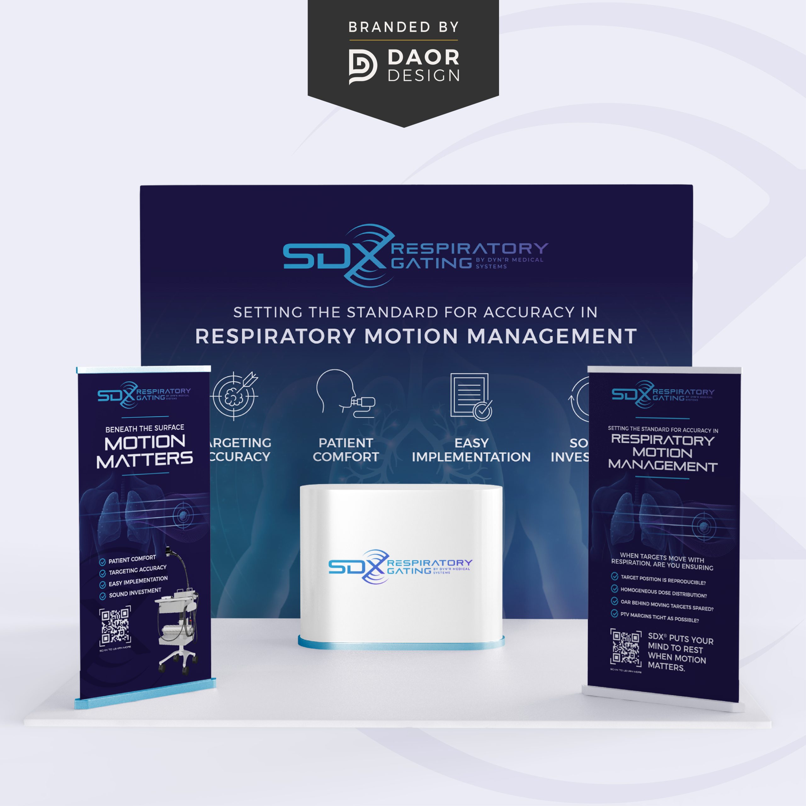 SDX marketing materials branded by Daor Design.