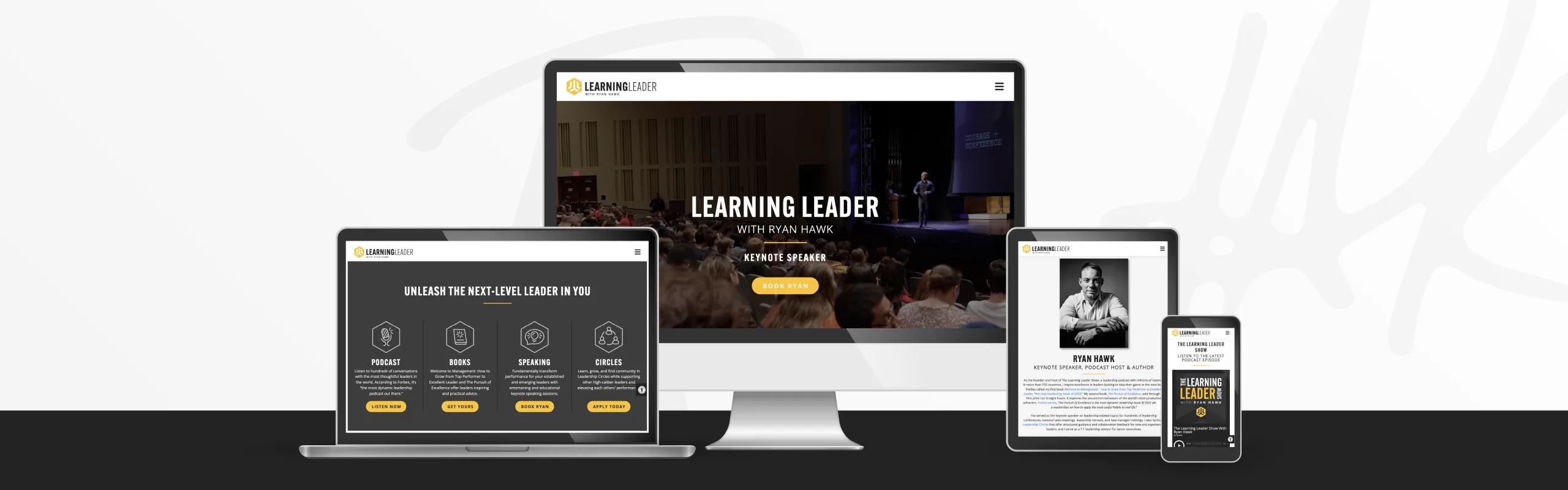 Learning Leader Website Design