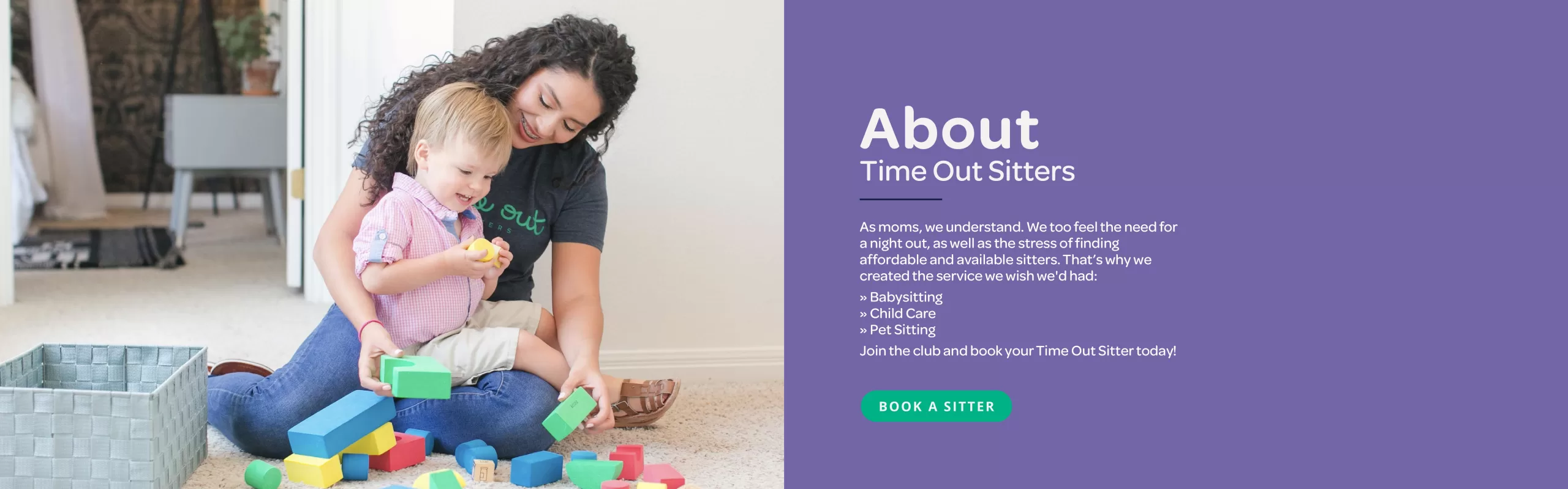 Time Out Sitters Style guide