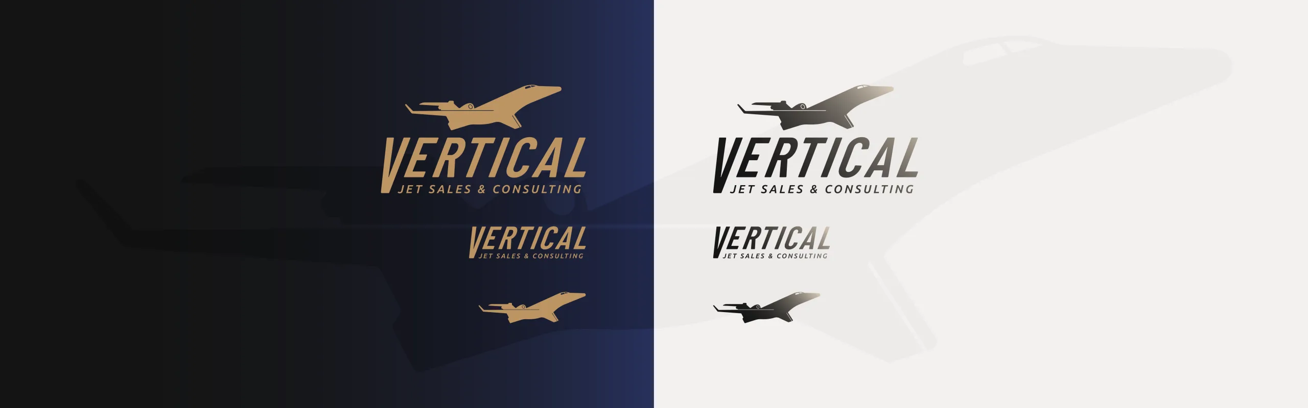 Vertical Jet Saleslogo design