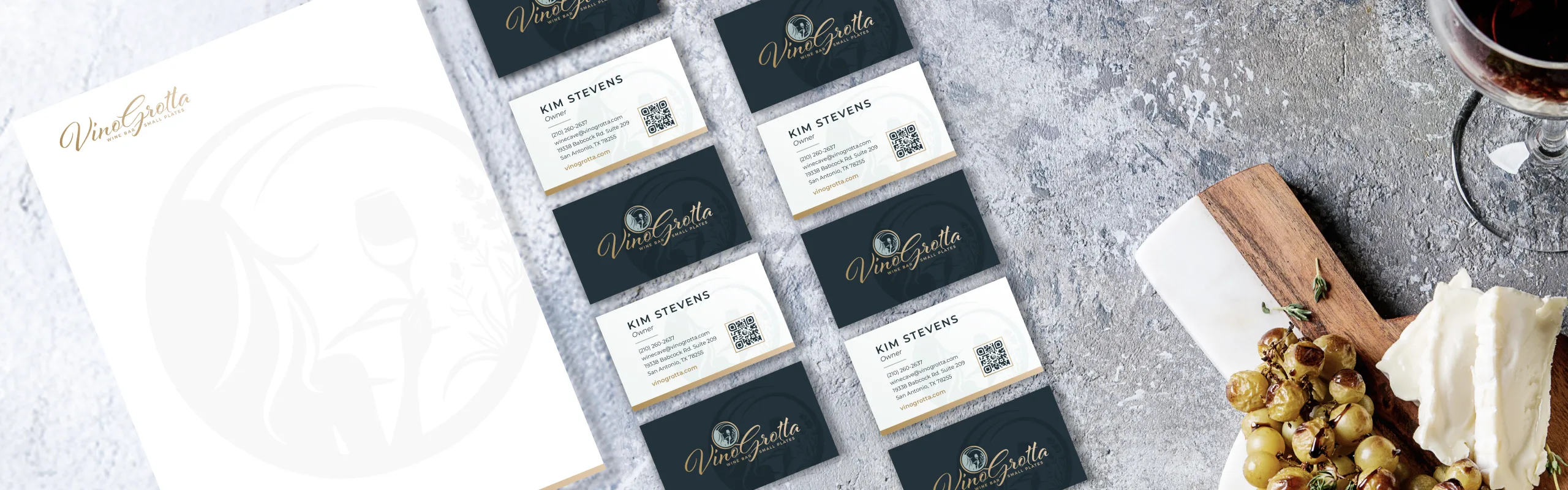 Vino Grotta marketing design