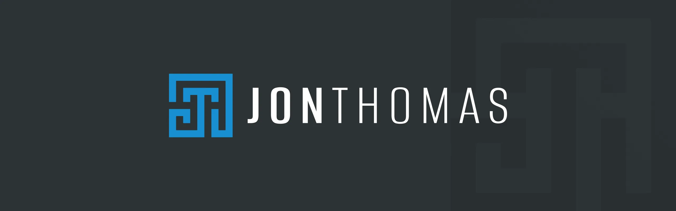 Jon Thomas logo design