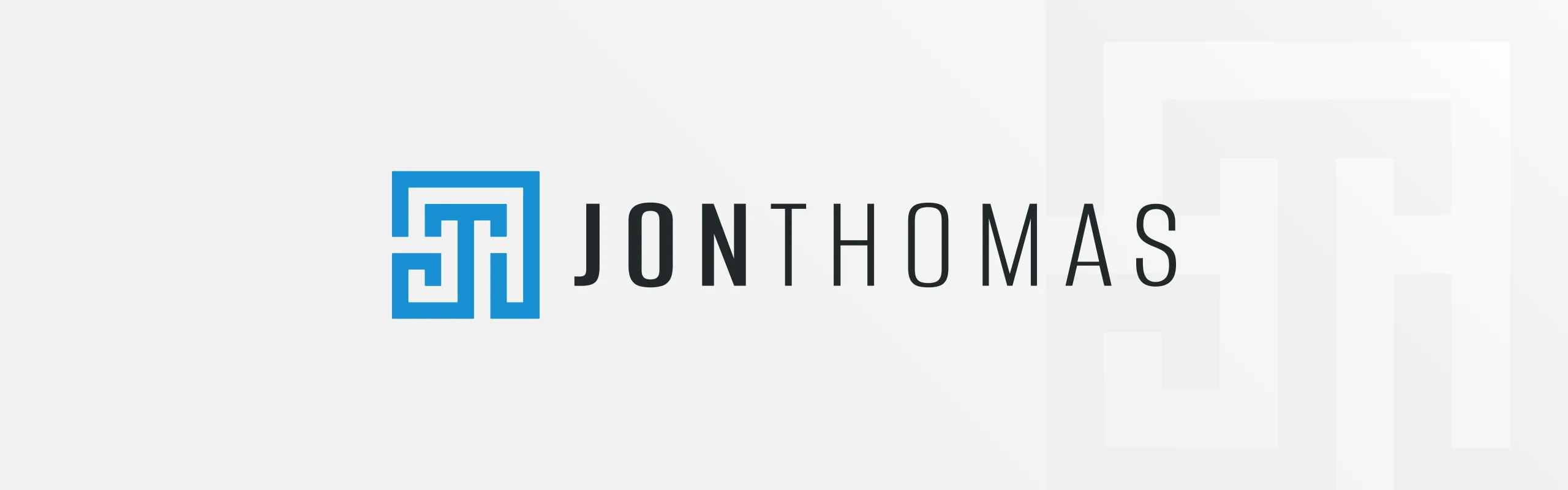 Jon Thomas logo design