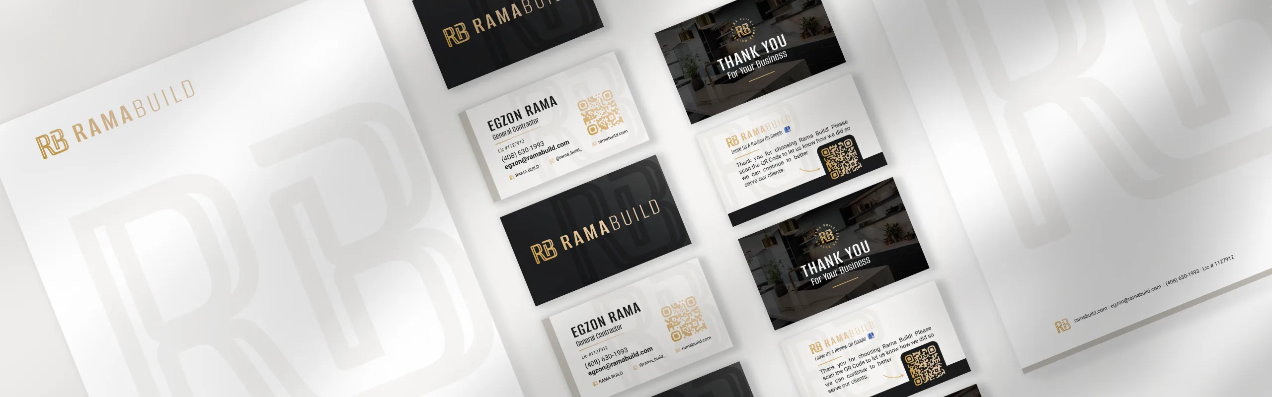 Rama Build marketing design