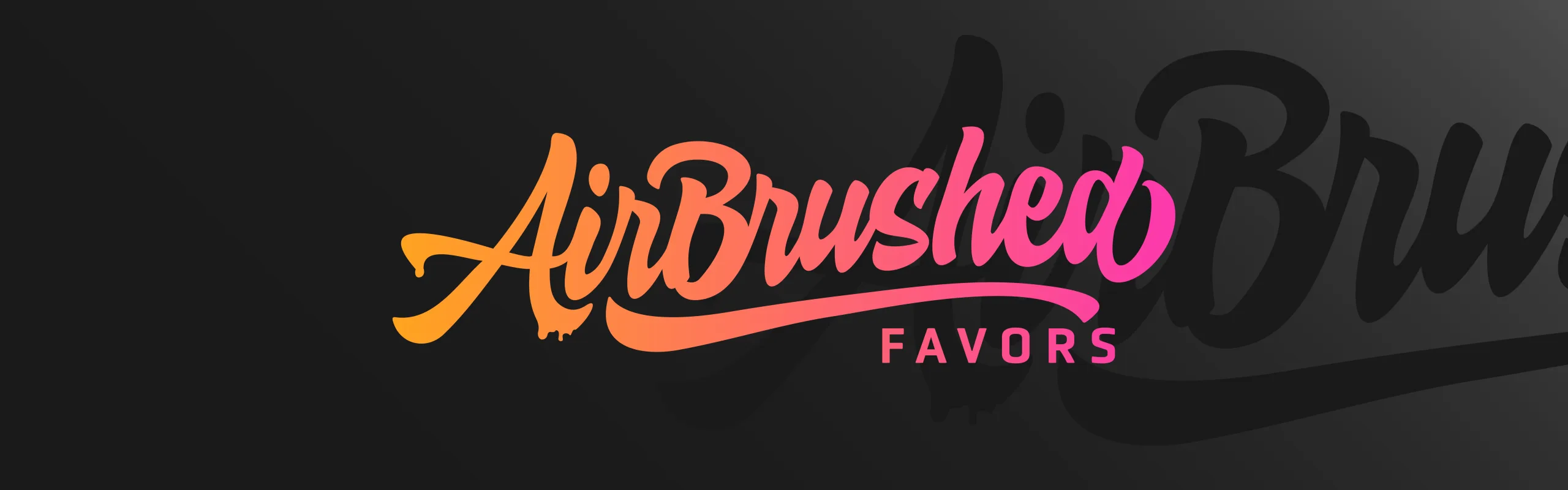Airbrushed Favors Logo Design