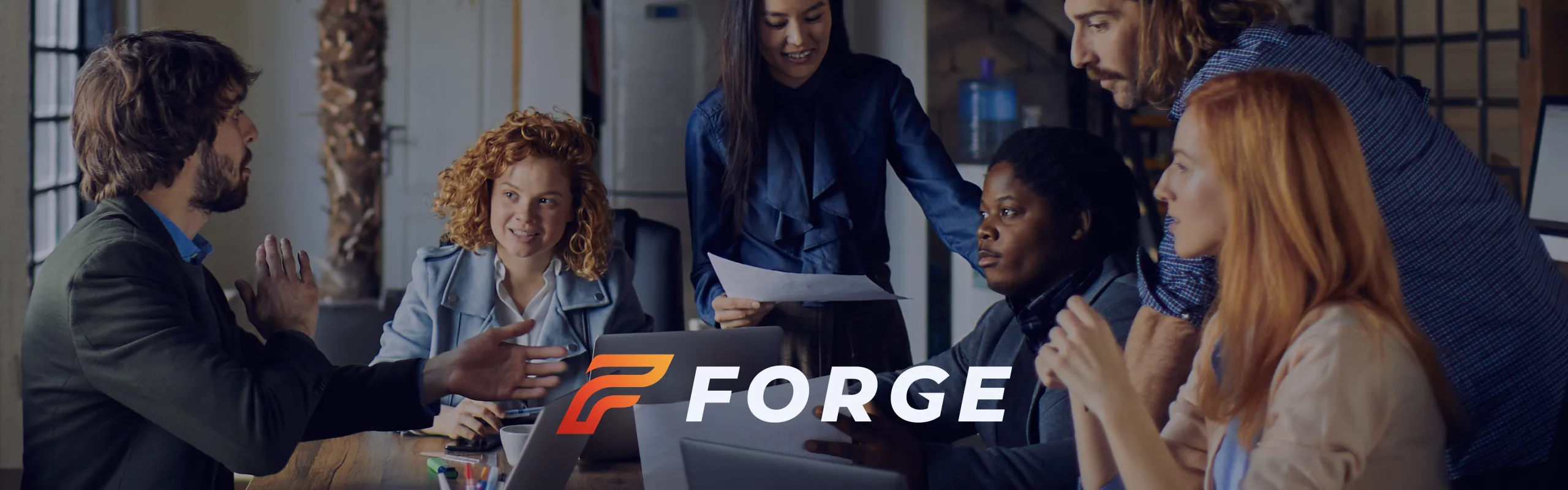 Forge Solutions logo design