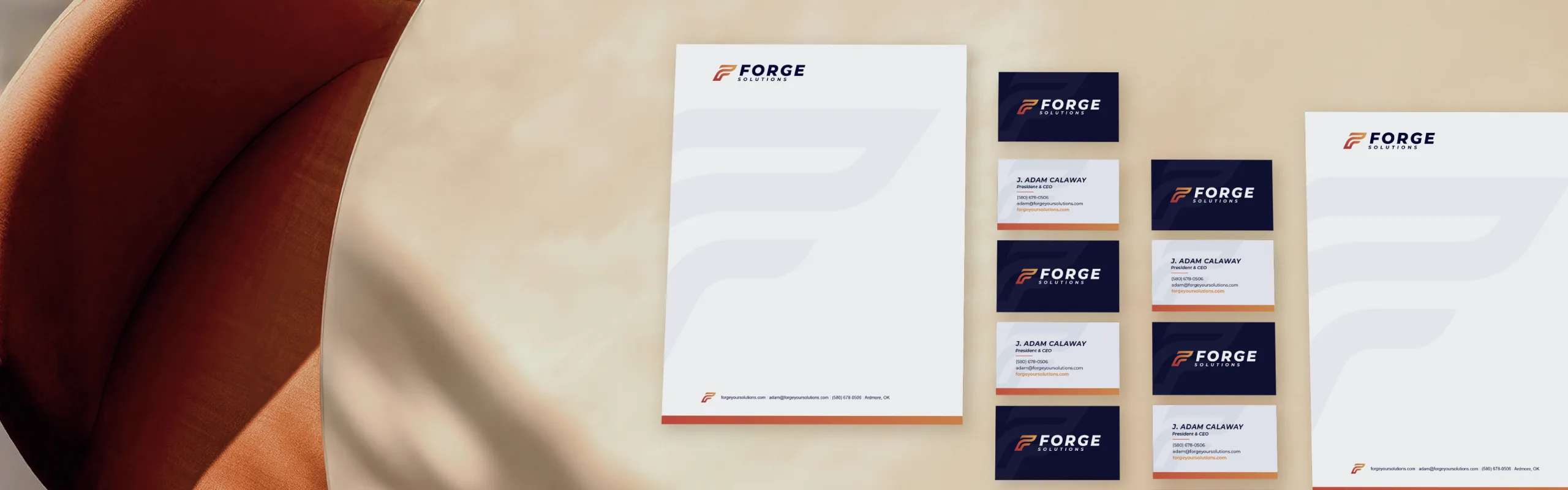 Forge Solutions marketing design